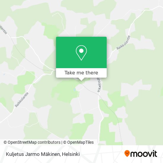 Kuljetus Jarmo Mäkinen map