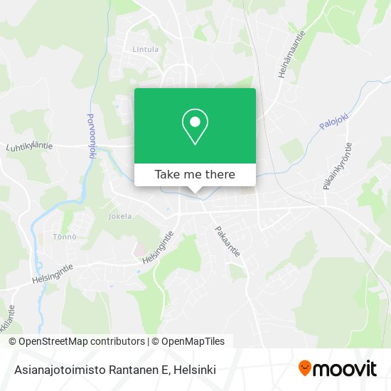 Asianajotoimisto Rantanen E map