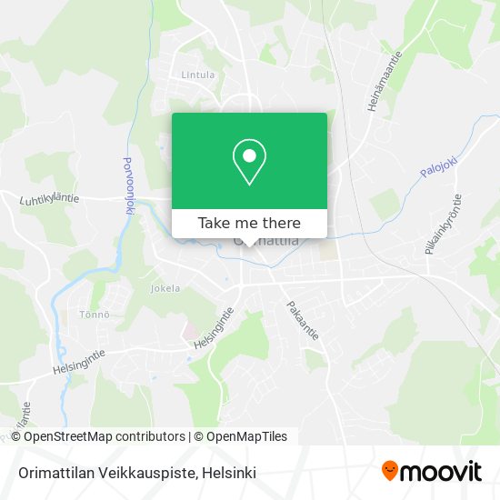 Orimattilan Veikkauspiste map