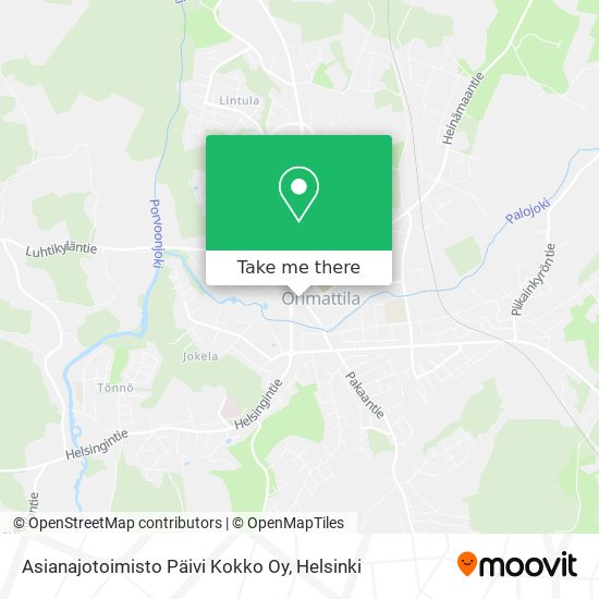 Asianajotoimisto Päivi Kokko Oy map