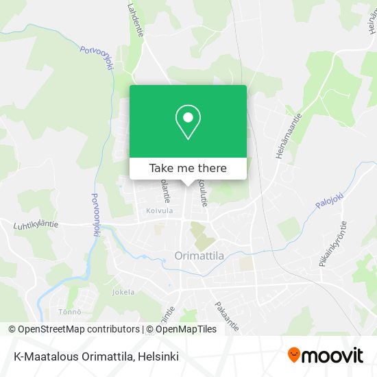 K-Maatalous Orimattila map
