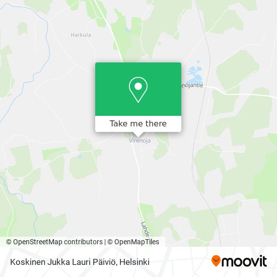 Koskinen Jukka Lauri Päiviö map