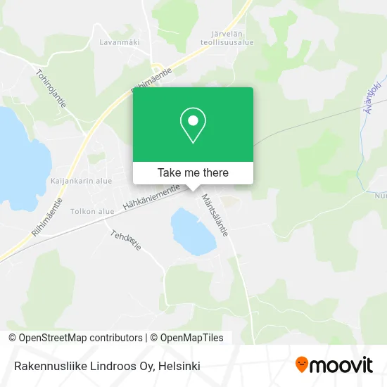 Construction Company Lindroos Ltd map