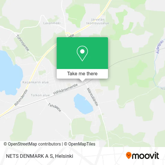 NETS DENMARK A S map