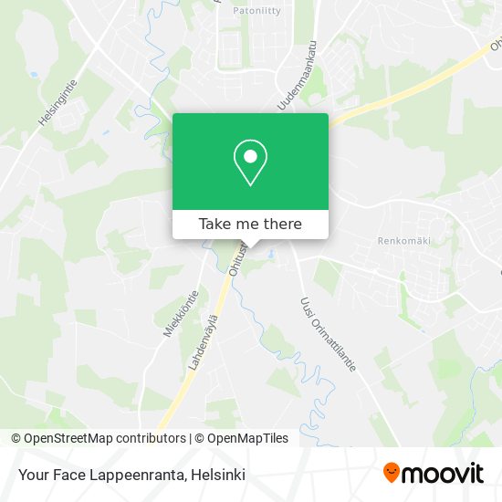 Your Face Lappeenranta map