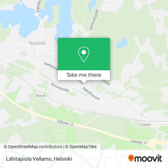 How to get to Lähitapiola Vellamo in Nastola by Bus or Train?