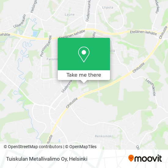 Tuiskulan Metallivalimo Oy map