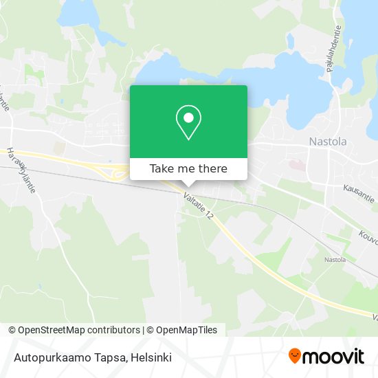 Autopurkaamo Tapsa map