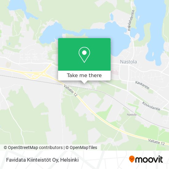 Favidata Kiinteistöt Oy map
