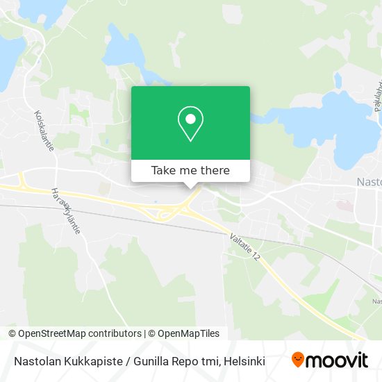 Nastolan Kukkapiste / Gunilla Repo tmi map