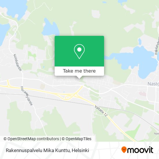 Rakennuspalvelu Mika Kunttu map