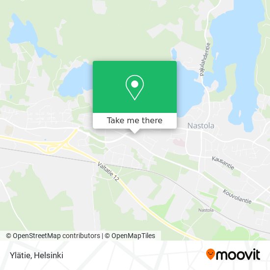 Ylätie map