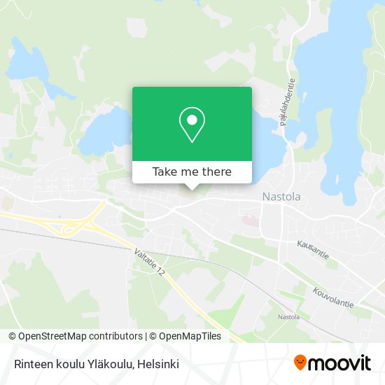 Rinteen koulu Yläkoulu map