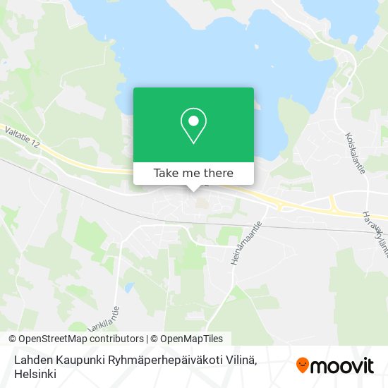 Lahden Kaupunki Ryhmäperhepäiväkoti Vilinä map