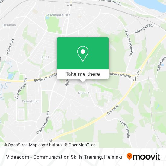 Videacom - Communication Skills Training map