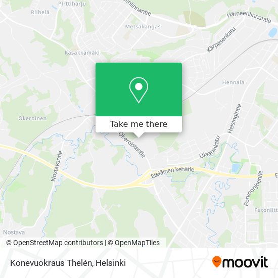Konevuokraus Thelén map