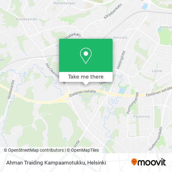 Ahman Traiding Kampaamotukku map