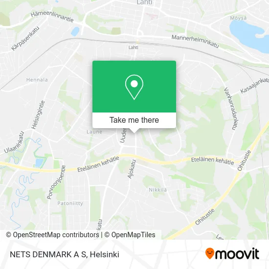 NETS DENMARK A S map