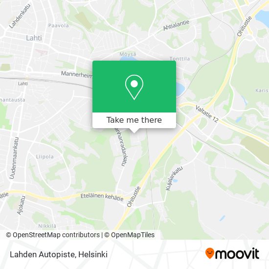 How to get to Lahden Autopiste in Lahti by Bus or Train?