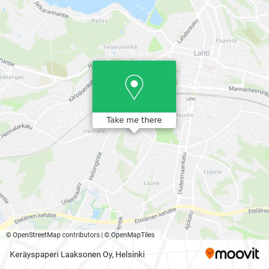 Keräyspaperi Laaksonen Oy map