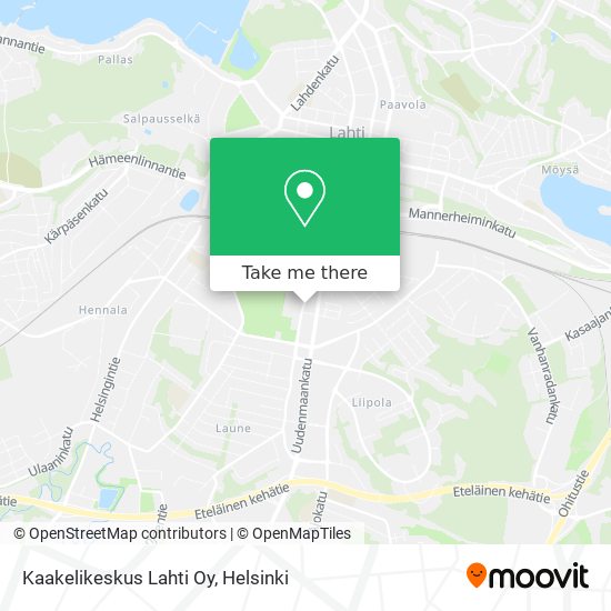 Kaakelikeskus Lahti Oy map