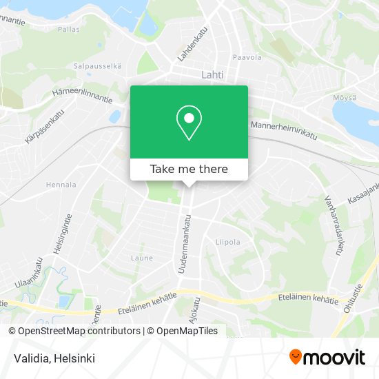 Validia map