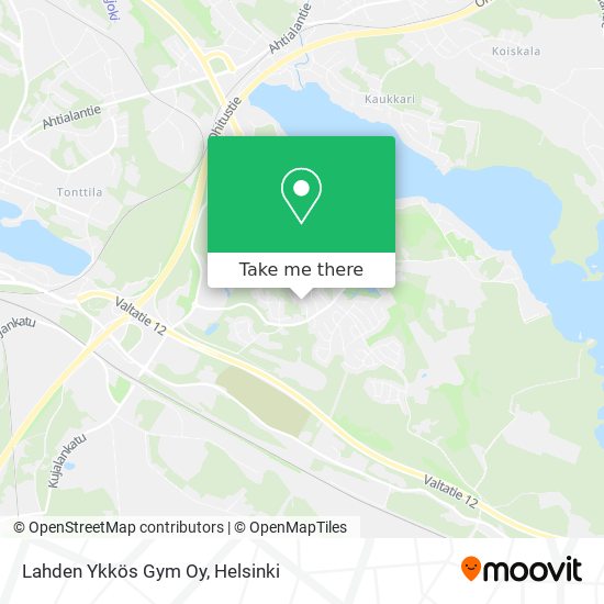 Lahden Ykkös Gym Oy map