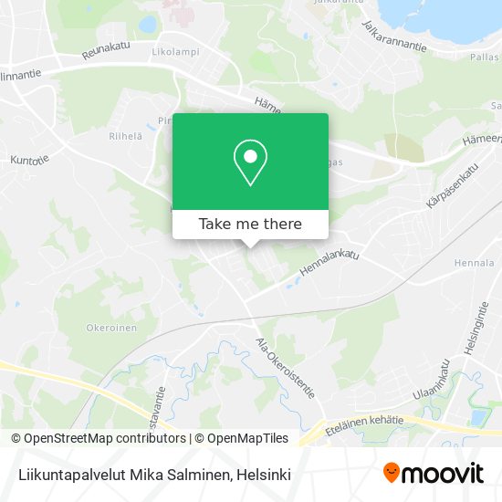 Liikuntapalvelut Mika Salminen map