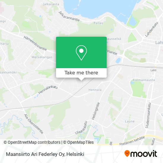 Maansiirto Ari Federley Oy map