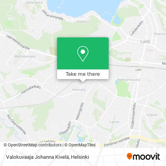 Valokuvaaja Johanna Kivelä map