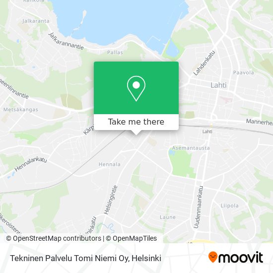 Tekninen Palvelu Tomi Niemi Oy map