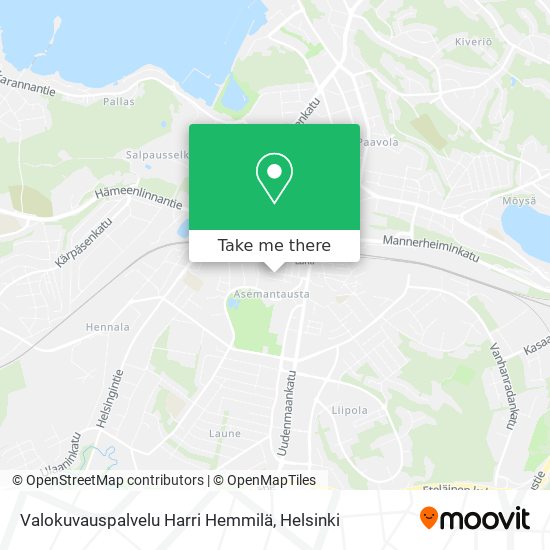 Valokuvauspalvelu Harri Hemmilä map