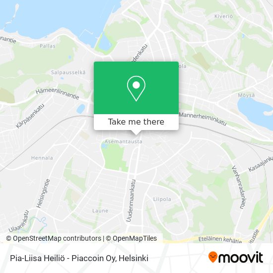 Pia-Liisa Heiliö - Piaccoin Oy map