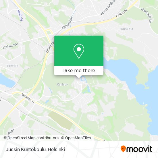 Jussin Kuntokoulu map