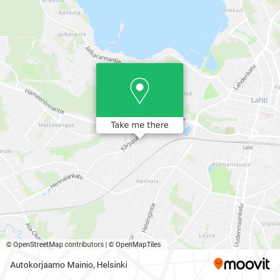 Autokorjaamo Mainio map