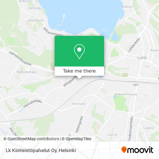 Lk Kiinteistöpalvelut Oy map