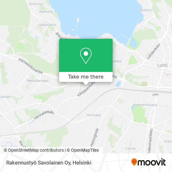 Rakennustyö Savolainen Oy map