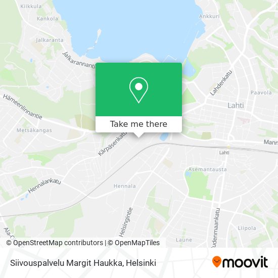 Siivouspalvelu Margit Haukka map