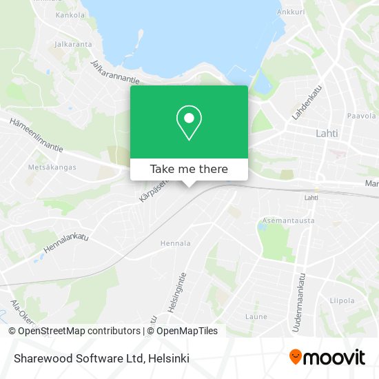 Sharewood Software Ltd map