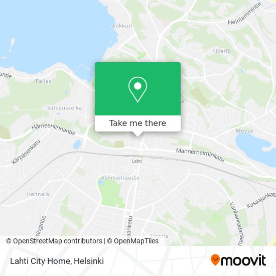 Lahti City Home map
