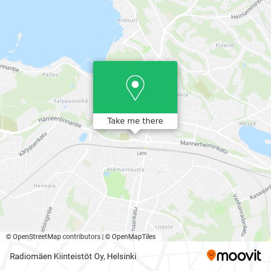 Radiomäen Kiinteistöt Oy map