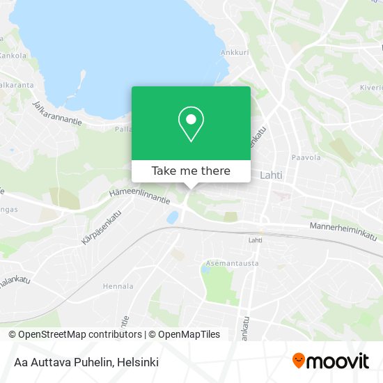 Aa Auttava Puhelin map