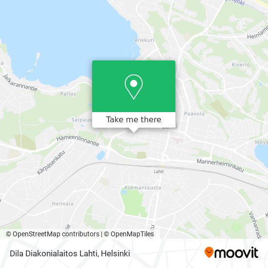 Dila Diakonialaitos Lahti map