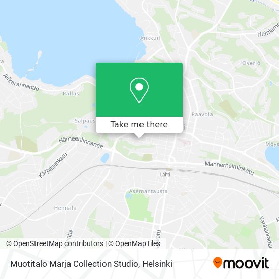 Muotitalo Marja Collection Studio map