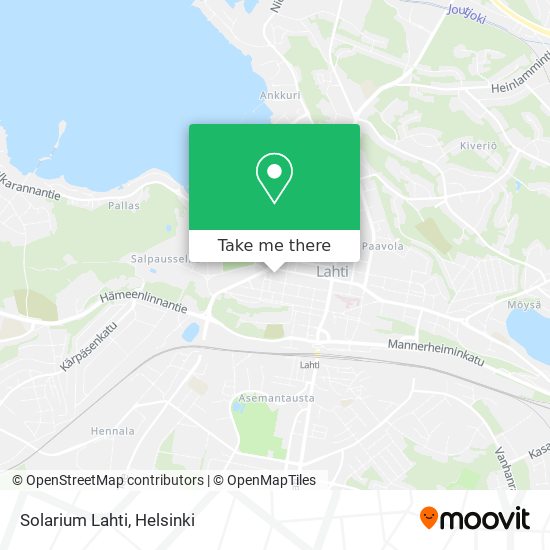 Solarium Lahti map