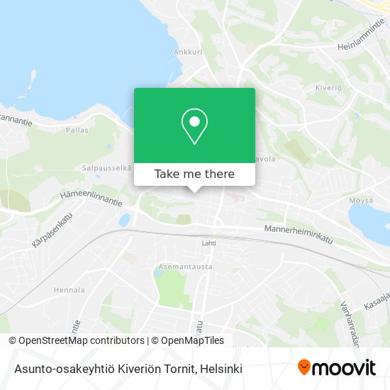 Asunto-osakeyhtiö Kiveriön Tornit map