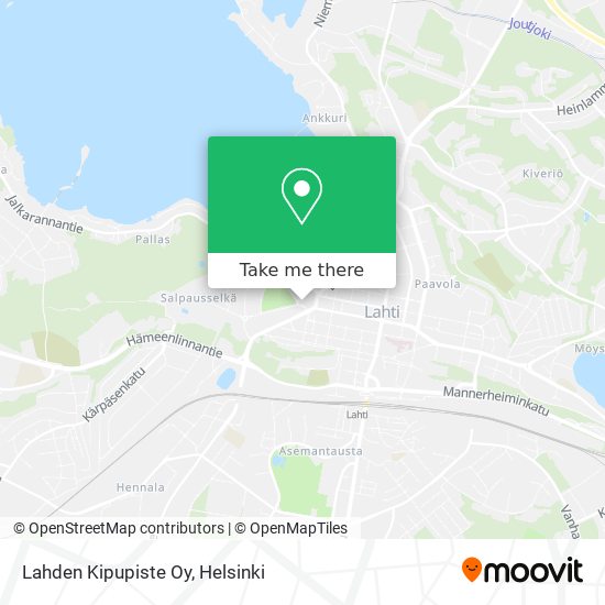 Lahden Kipupiste Oy map