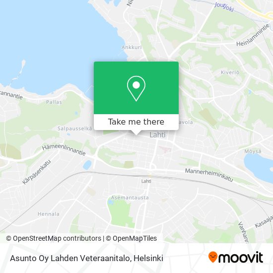 Asunto Oy Lahden Veteraanitalo map