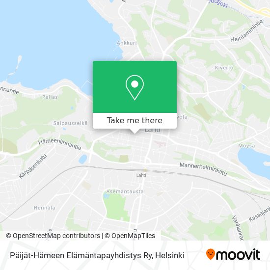 Päijät-Hämeen Elämäntapayhdistys Ry map