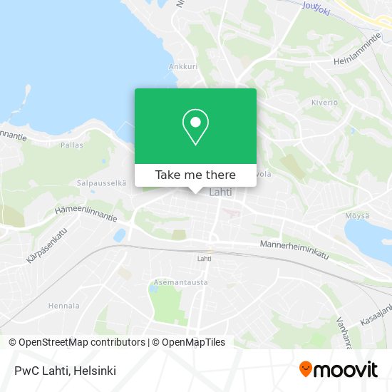 PwC Lahti map